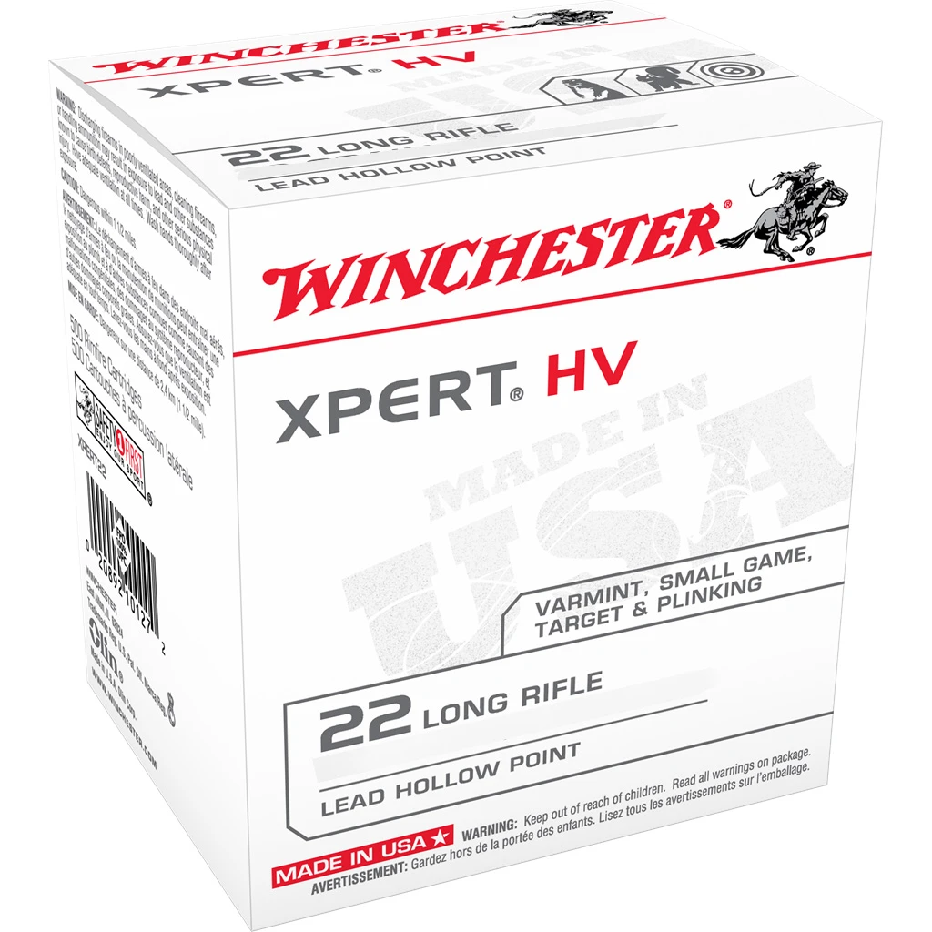 Winchester Xpert Rimfire Ammo 22 LR. 42 gr. Plated HP 100 rd. - Freedom ...