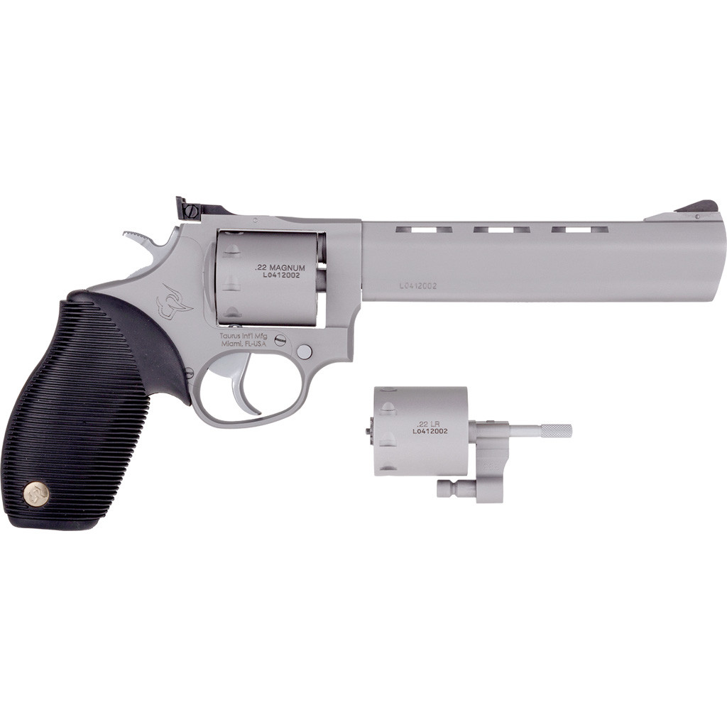 Taurus 992 Tracker Revolver 22 LR 9 Rd Stainless Frame/Blk Rubber