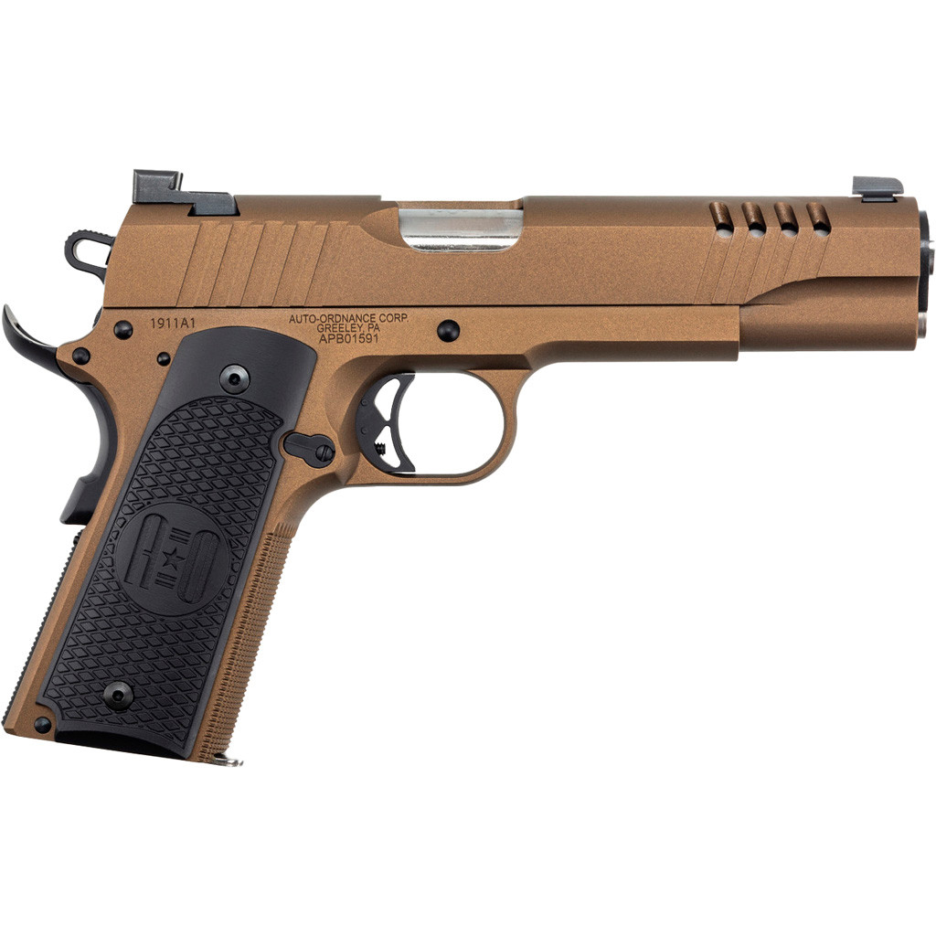 Auto-Ordnance 1911 Pistol 45 ACP 5 in. Burnt Bronze Cerakote 7 rd