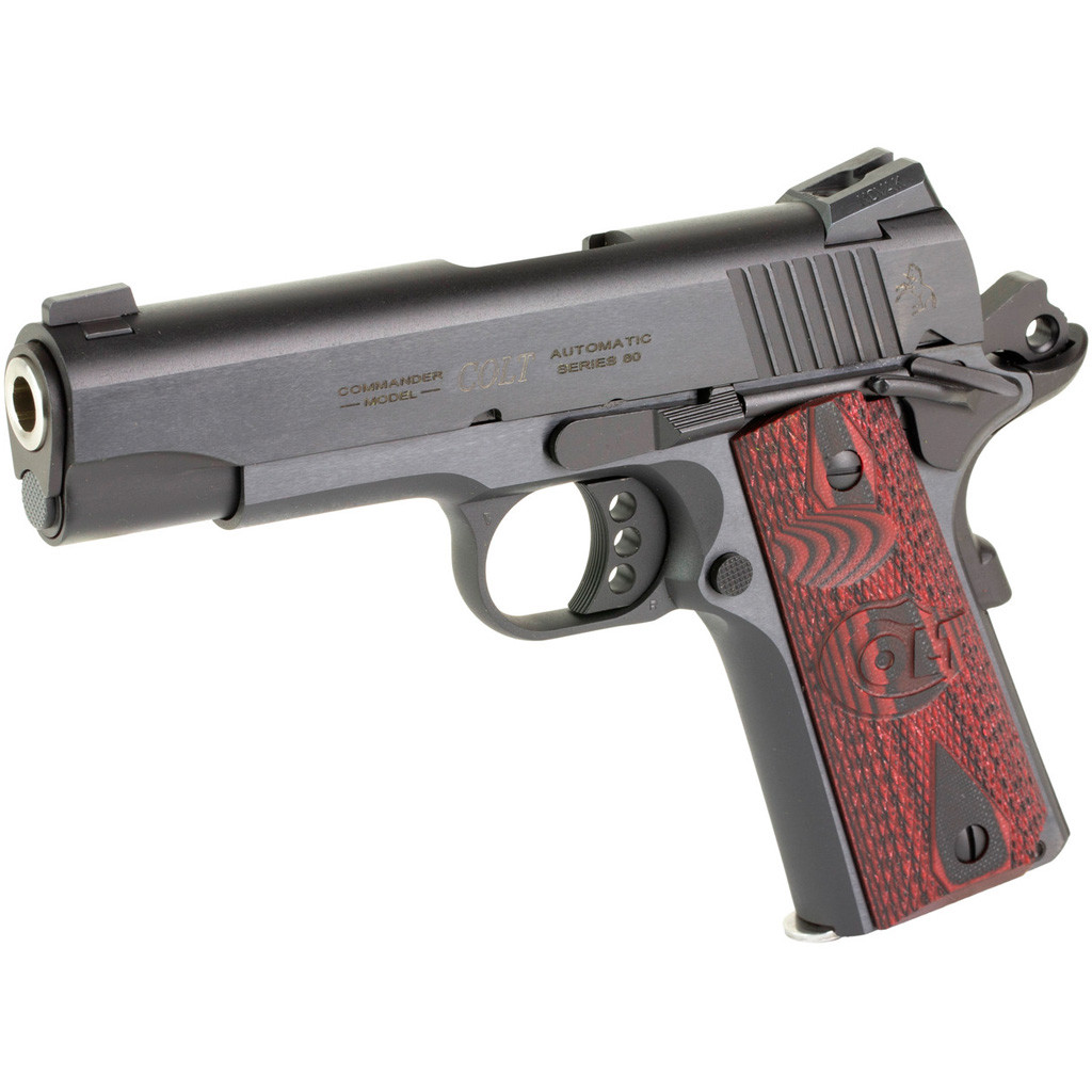 Colt 1911 Combat Commander Pistol 38 Super 4.25 in. Blued 9 rd