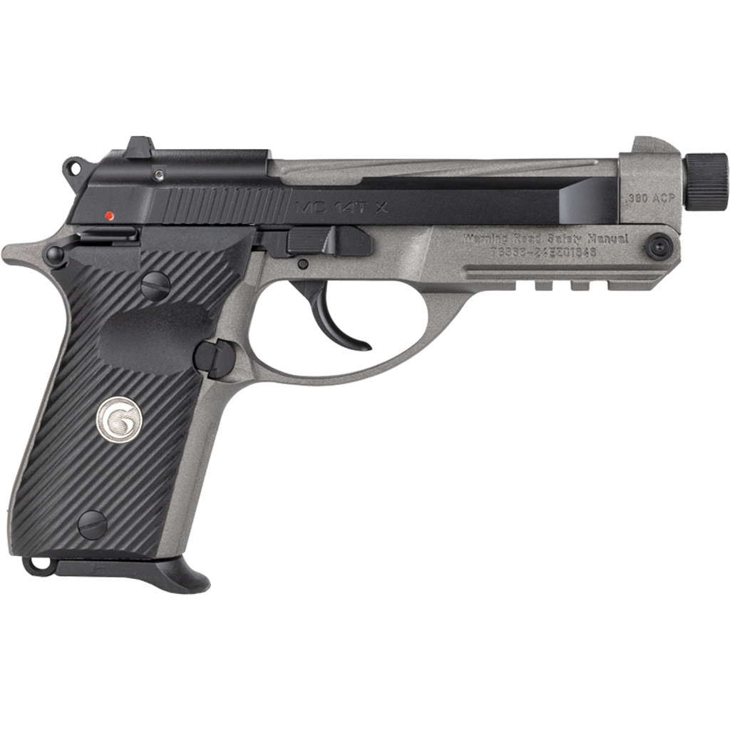 EAA Girsan MC14 T X Pistol 380 ACP 5 in Tip Up Tungsten/Black
