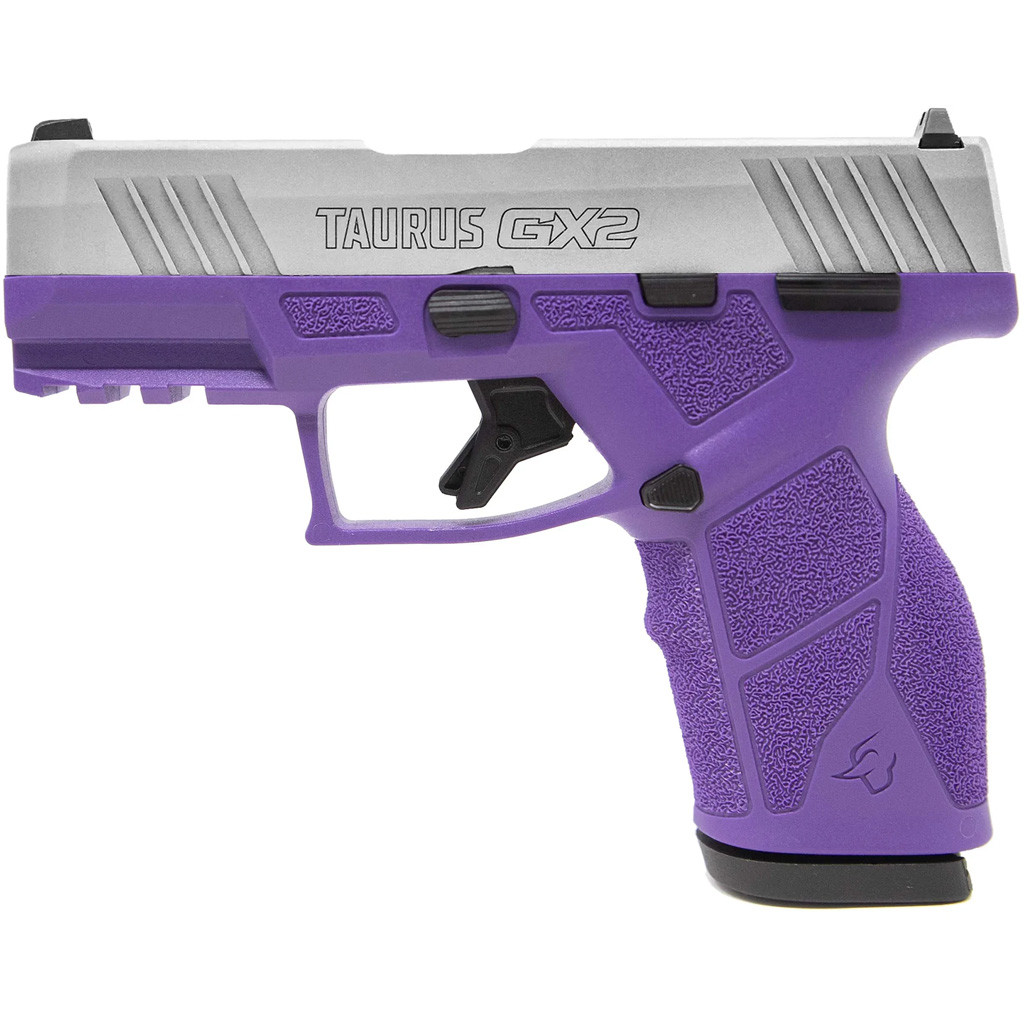Taurus GX2 Pistol 9mm 3.38 in. Dark Purple Frame/SS Slide 10 rd