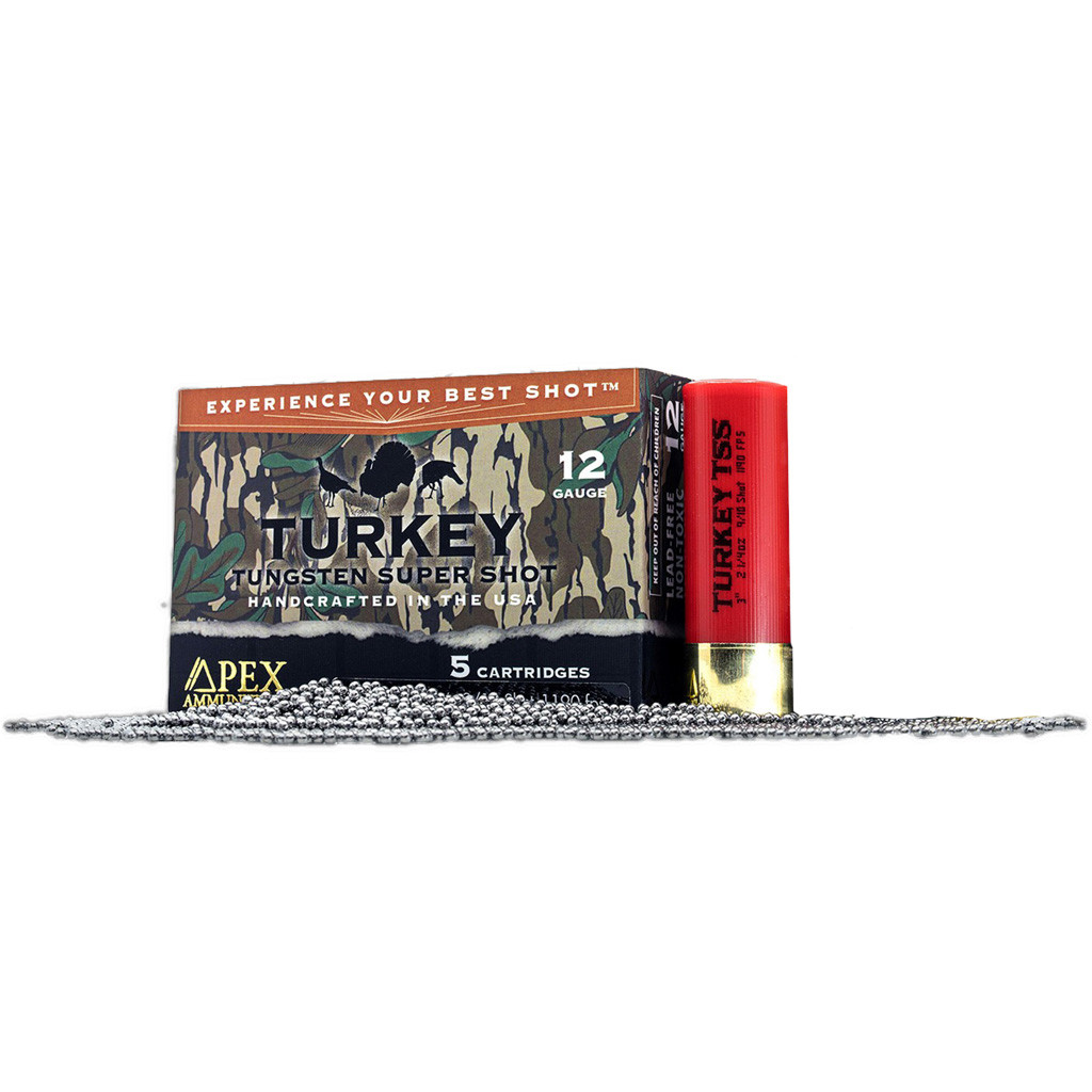 Apex Turkey TSS Greenleaf Shotgun Ammo 12 ga. 3 in. 2-1/4 oz. #9
