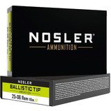Nosler Ballistic Tip Rifle Ammunition 25-06 Rem. 115 gr. BT SP 20 rd. Nosler Ballistic Tip Rifle Ammunition 25-06 Rem. 115 gr. BT SP 20 rd.