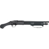 Mossberg 590 Shockwave Laser Saddle Shotgun 20 ga. 14.375 in. Synthetic Black 3 in. RH Mossberg 590 Shockwave Laser Saddle Shotgun 20 ga. 14.375 in. Synthetic Black 3 in. RH