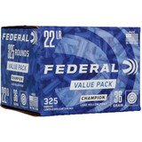 Federal Champion Value Pack 22 LR 36 gr. Lead HP 325 rd. Federal Champion Value Pack 22 LR 36 gr. Lead HP 325 rd.