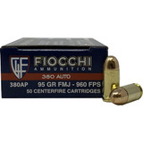 Fiocchi Range Dynamics Pistol Ammo 380 ACP 95 gr. FMJ 50 rd. Fiocchi Range Dynamics Pistol Ammo 380 ACP 95 gr. FMJ 50 rd.