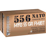 Fiocchi M193 Rifle Ammo 5.56 NATO 55 gr. FMJ 50 rd. Fiocchi M193 Rifle Ammo 5.56 NATO 55 gr. FMJ 50 rd.