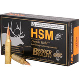 HSM Trophy Gold Rifle Ammunition 243 Win. Berger 95 gr. 20 rd. HSM Trophy Gold Rifle Ammunition 243 Win. Berger 95 gr. 20 rd.