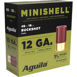 Aguila Minishell Shotgun Load 12 ga. 1.75 in. 5/8 oz. Buck 25 rd. Aguila Minishell Shotgun Load 12 ga. 1.75 in. 5/8 oz. Buck 25 rd.