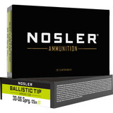 Nosler Ballistic Tip Rifle Ammunition 30-06 SPRG 125 gr. BT SP 20 rd. Nosler Ballistic Tip Rifle Ammunition 30-06 SPRG 125 gr. BT SP 20 rd.