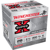 Winchester Super-X Xpert Hi-Velocity Steel 28 ga. 2.75 in. 5/8 oz. 6 Shot 25 rd. Winchester Super-X Xpert Hi-Velocity Steel 28 ga. 2.75 in. 5/8 oz. 6 Shot 25 rd.