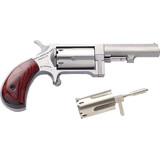 NAA Sidewinder Revolver Combo 22 LR/.22 WMR Stainless/Wood 2.5 in. 5 rd. NAA Sidewinder Revolver Combo 22 LR/.22 WMR Stainless/Wood 2.5 in. 5 rd.