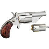 NAA Ranger II Revolver Combo 22 LR/.22 WMR Stainless/Wood 1.63 in. 5 rd. NAA Ranger II Revolver Combo 22 LR/.22 WMR Stainless/Wood 1.63 in. 5 rd.