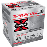 Winchester Super-X High Brass Heavy Game Load 28 ga. 2.75 in. 1 oz. 8 Shot 25 rd. Winchester Super-X High Brass Heavy Game Load 28 ga. 2.75 in. 1 oz. 8 Shot 25 rd.