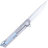 CobraTec Olympian Frame Lock Titanium M389 Folding Blade Knife