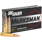 Sig Sauer Match Grade Rifle Ammo 300 Blackout 220 gr. OTM 20 rd.