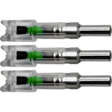 Flex Fletch LIT Lighted Crossbow Nocks .300 Green 3 pk. Flex Fletch LIT Lighted Crossbow Nocks .300 Green 3 pk.