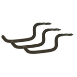October Mountain Bow and Accessory Hooks Brown 3 pk.