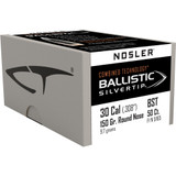 Nosler Ballistic Silvertip Hunting Bullets .30cal 150gr RN 50pk Nosler Ballistic Silvertip Hunting Bullets .30cal 150gr RN 50pk