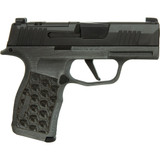 Sig Sauer P365X Pistol 9mm 3.1 in. Silver Distressed w/Stipple 10 rd.