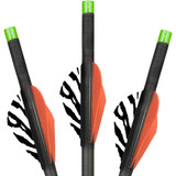 Lumenok Carbon Crossbow Bolts 20 in. Green Moon Nocks 3 pk.