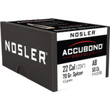 Nosler AccuBond Bullets .270 Cal. 150 gr. Spitzer Point 50 pk. Nosler AccuBond Bullets .270 Cal. 150 gr. Spitzer Point 50 pk.