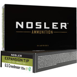 Nosler Expansion Tip Rifle Ammunition 6.5mm Creedmoor 120 gr. ET SP 20 rd. Nosler Expansion Tip Rifle Ammunition 6.5mm Creedmoor 120 gr. ET SP 20 rd.