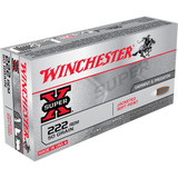 Winchester Super-X Rifle Ammo 222 Rem 50 gr. Pointed Soft Point 20 rd. Winchester Super-X Rifle Ammo 222 Rem 50 gr. Pointed Soft Point 20 rd.