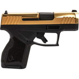 Taurus GX4 Pistol 9mm 3 in. Black Frame / PVD Gold Slide 13 rd.