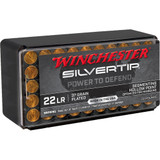 Winchester Silvertip Rimfire Ammo 22 LR. 37 gr. Segmenting HP Plated 50 rd. Winchester Silvertip Rimfire Ammo 22 LR. 37 gr. Segmenting HP Plated 50 rd.