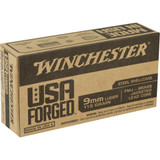 Winchester USA Forged Pistol Ammo 9mm Luger 115 gr. FMJ 50 rd. Winchester USA Forged Pistol Ammo 9mm Luger 115 gr. FMJ 50 rd.