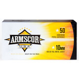 Armscor Range Pistol Ammo 10mm 180 gr. FMJ 50 rd. Armscor Range Pistol Ammo 10mm 180 gr. FMJ 50 rd.