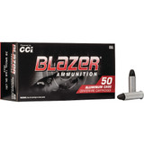 CCI Blazer Pistol Ammo 38 Spl 158 gr. Lead Round Nose 50 rd. CCI Blazer Pistol Ammo 38 Spl 158 gr. Lead Round Nose 50 rd.
