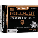 Speer Gold Dot Personal Protection Pistol Ammo 9mm 124 gr. HP 20 rd. Speer Gold Dot Personal Protection Pistol Ammo 9mm 124 gr. HP 20 rd.