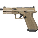 Shadow Systems DR920 Elite Slide Optic Pistol 9mm FDE Frame 4.99 in. Threaded Barrel Black 17 rd Shadow Systems DR920 Elite Slide Optic Pistol 9mm FDE Frame 4.99 in. Threaded Barrel Black 17 rd
