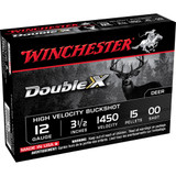 Winchester Double X Buckshot 12 ga. 3.5 in. 15 Pellets 00 5 rd. Winchester Double X Buckshot 12 ga. 3.5 in. 15 Pellets 00 5 rd.