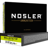 Nosler Ballistic Tip Rifle Ammunition 30-06 SPRG 180 gr. BT SP 20 rd. Nosler Ballistic Tip Rifle Ammunition 30-06 SPRG 180 gr. BT SP 20 rd.