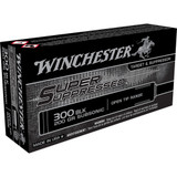 Winchester Super Suppressed Rifle Ammo 300 AAC Blackout 200 gr. Open Tip Range 20 rd. Winchester Super Suppressed Rifle Ammo 300 AAC Blackout 200 gr. Open Tip Range 20 rd.