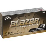 CCI Blazer Brass HP Pistol Ammo 40 S&W 180 gr. JHP 50 rd. CCI Blazer Brass HP Pistol Ammo 40 S&W 180 gr. JHP 50 rd.