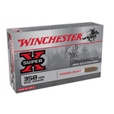 Winchester Super-X Rifle Ammo 358 Win. 200 gr. Power Point 20 rd. Winchester Super-X Rifle Ammo 358 Win. 200 gr. Power Point 20 rd.