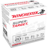Winchester Super Target Load 20 ga. 2.75 in. 7/8 oz. 7.5 Shot 25 rd. Winchester Super Target Load 20 ga. 2.75 in. 7/8 oz. 7.5 Shot 25 rd.