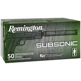 Remington Subsonic Handgun Ammo 45 ACP 230 gr. FNEB 50 rd. Remington Subsonic Handgun Ammo 45 ACP 230 gr. FNEB 50 rd.