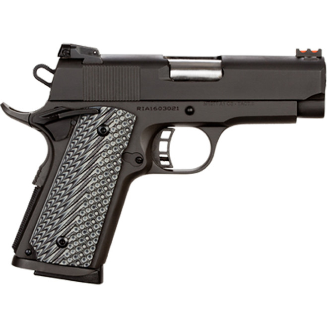 Rock Island Rock Ultra CS 1911 Pistol 45 ACP 3.6 in. Black Parkerize 7 rd. Rock Island Rock Ultra CS 1911 Pistol 45 ACP 3.6 in. Black Parkerize 7 rd.