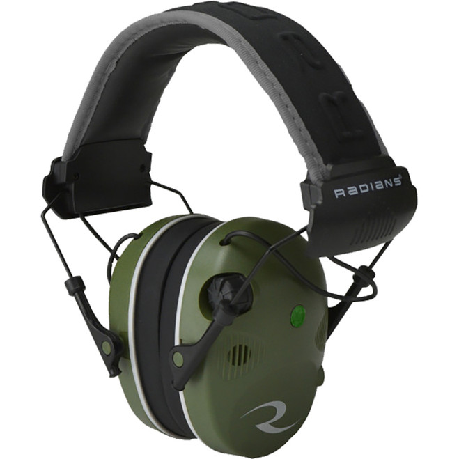 Radians R3400 Quad Mic Electronic Earmuff Military Green/Black Radians R3400 Quad Mic Electronic Earmuff Military Green/Black