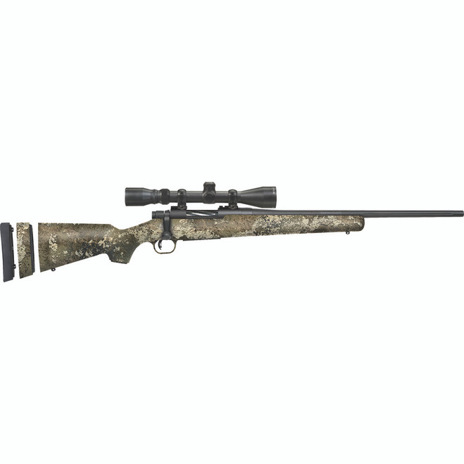 Mossberg Patriot Youth Super Bantam Rifle 7mm-08 Rem. 20 in. Synthetic Strata Camo RH Combo Mossberg Patriot Youth Super Bantam Rifle 7mm-08 Rem. 20 in. Synthetic Strata Camo RH Combo