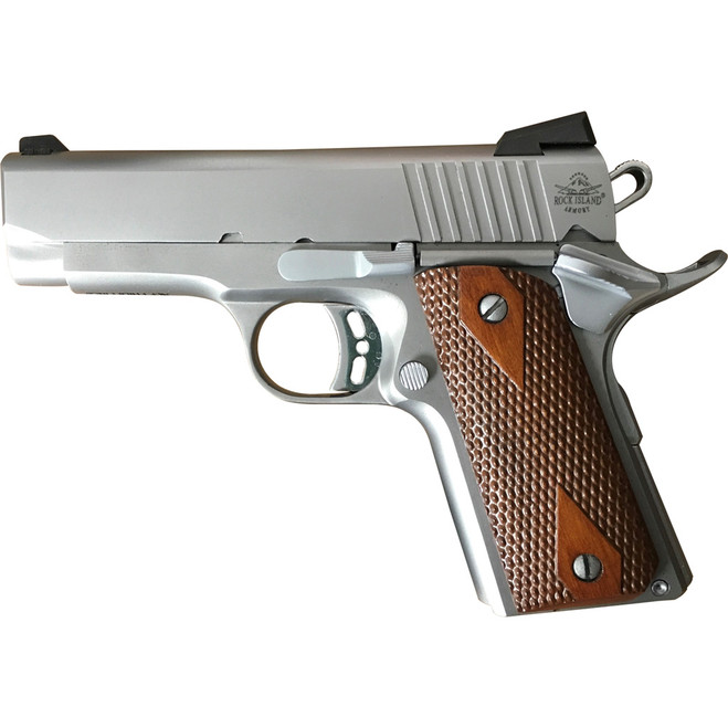 Rock Island Rock Standard CS 1911 Pistol 45 ACP 3.6 in. Stainless  7 rd. Rock Island Rock Standard CS 1911 Pistol 45 ACP 3.6 in. Stainless  7 rd.
