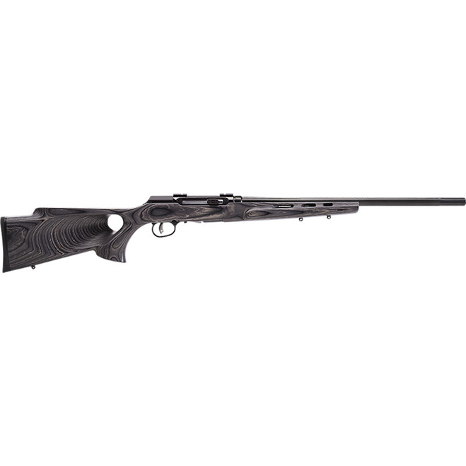Savage A22 BNS-SR Rifle 22 LR 18 in. Forest Green Wood Laminate RH