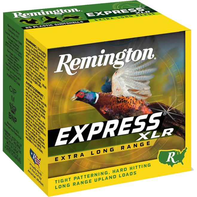 Remington Express Extra Long Range Loads 20 ga. 2.75 in. 1 oz. 4 Shot 25 rd. Remington Express Extra Long Range Loads 20 ga. 2.75 in. 1 oz. 4 Shot 25 rd.