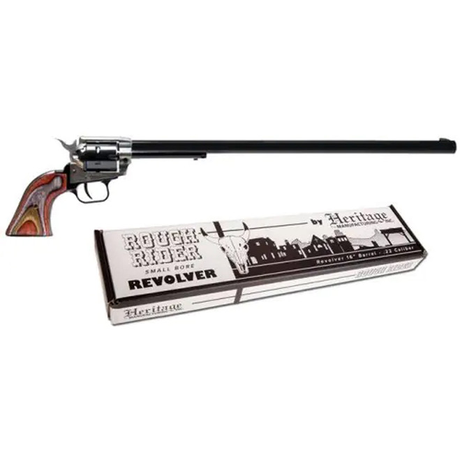 Heritage Rough Rider Revolver 22 LR. 16 in. Camo Laminated 6 rd. Heritage Rough Rider Revolver 22 LR. 16 in. Camo Laminated 6 rd.